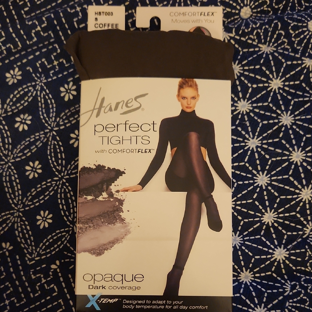 Hanes Perfect Tights with ComfortFlex in Coffee